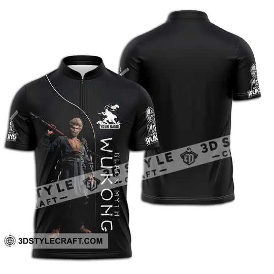 Unisex Shirt - Custom Name Wukong Shirt Myth Wukong style option 2