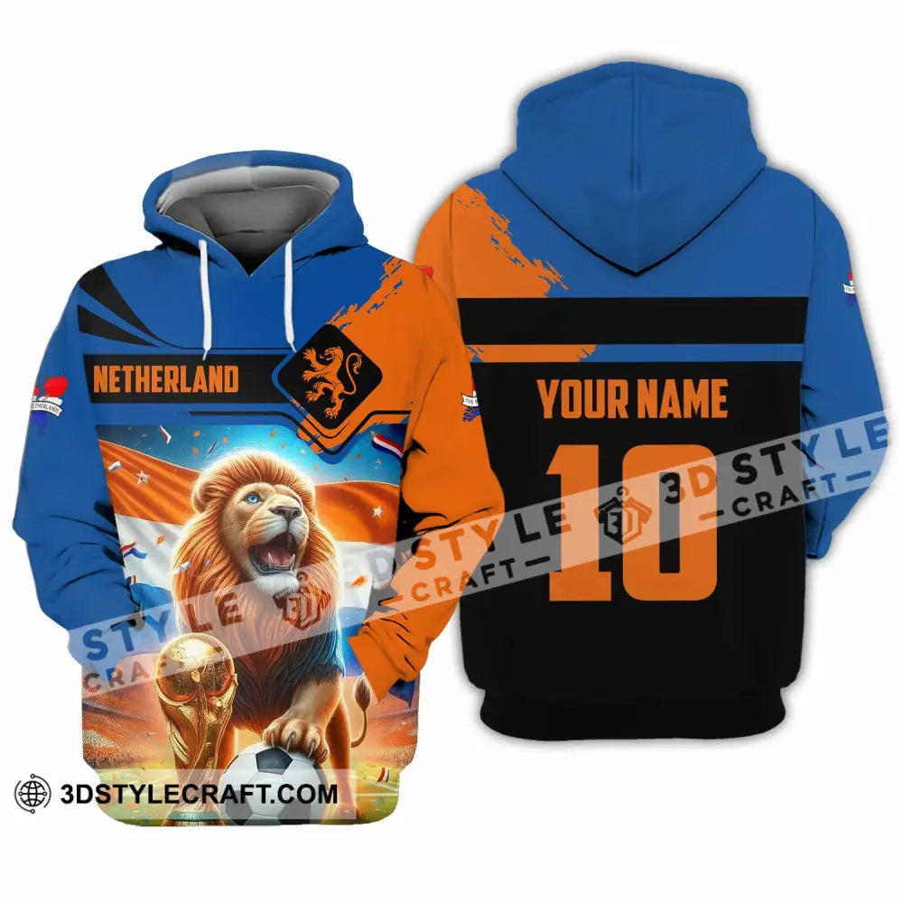 Unisex Shirt - Custom Netherlands 3D Shirt Hoodie / S T-shirt