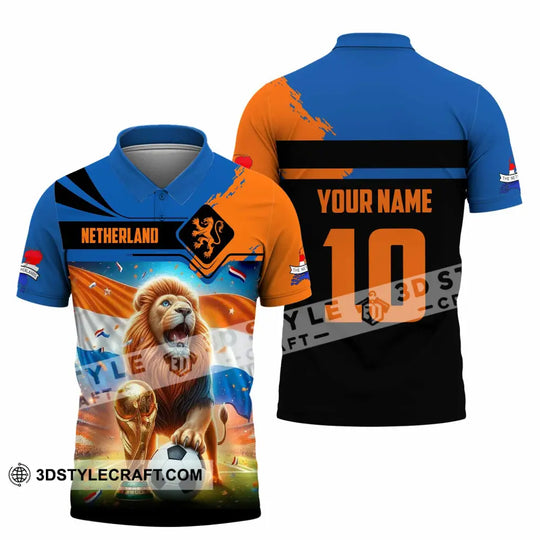 Unisex Shirt - Custom Netherlands 3D Shirt style option 3