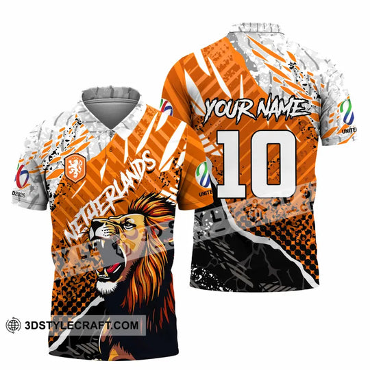Unisex Shirt - Custom Netherlands 3D Shirt style option 4