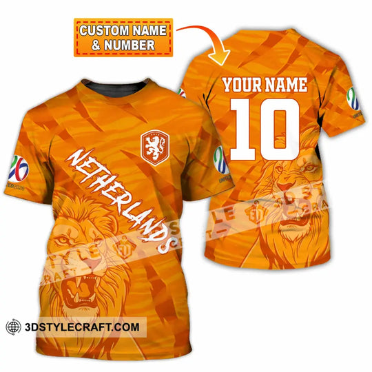 Unisex Shirt - Custom Netherlands 3D Shirt style option 1