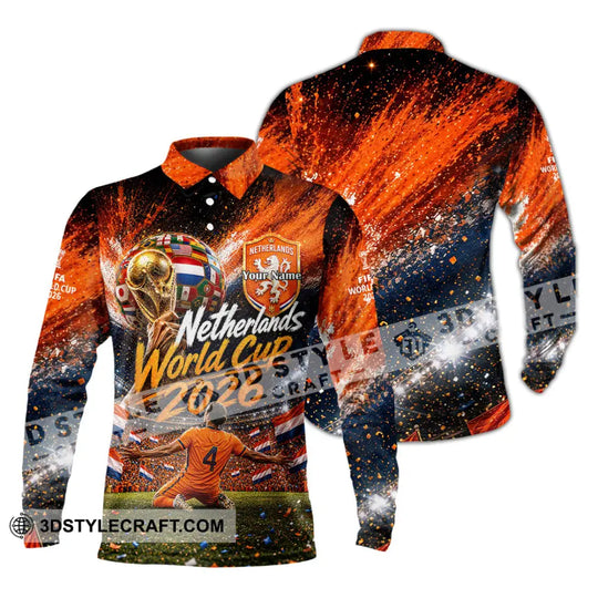 Unisex Shirt - Custom Netherlands World Cup 2026 Shirt style option 4