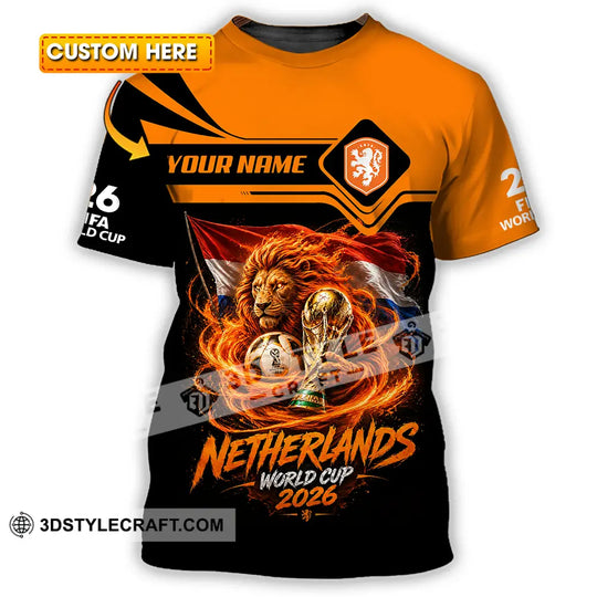 Unisex Shirt - Custom Netherlands World Cup 2026 Shirt style option 1