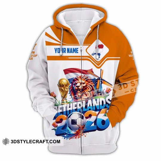 Unisex Shirt - Custom Netherlands World Cup 2026 Shirt style option 3