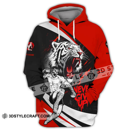 Unisex Shirt - Custom Never Give Up Muay Thai Shirt style option 3