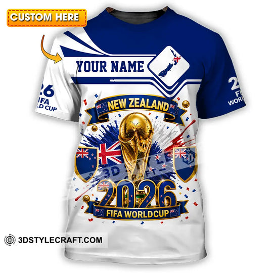 Unisex Shirt - Custom New Zealand World Cup 2026 Shirt style option 1