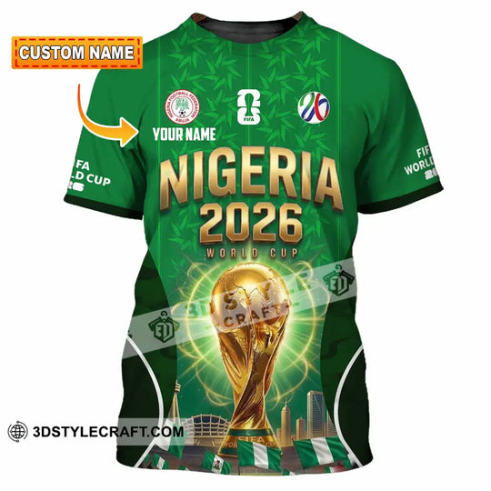 Unisex Shirt - Custom Nigeria World Cup 2026 Shirt style option 1