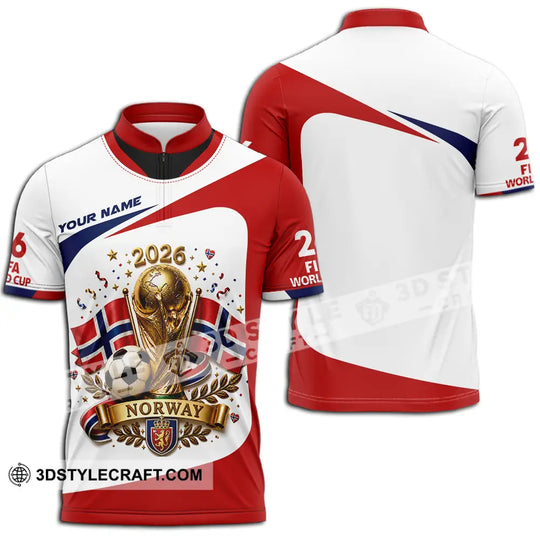 Unisex Shirt - Custom Norway World Cup 2026 Shirt style option 2