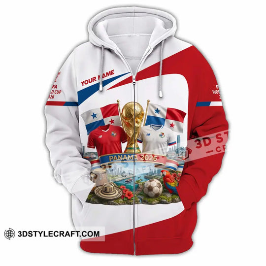 Unisex Shirt - Custom Panama World Cup 2026 3D Shirt style option 4