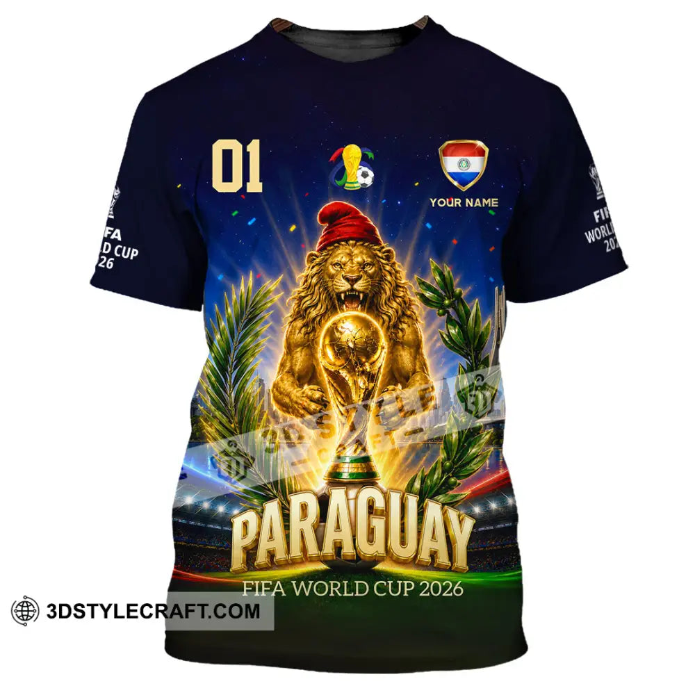 Unisex Shirt - Custom Paraguay World Cup 2026 Shirt - T-Shirt / S - T-shirt