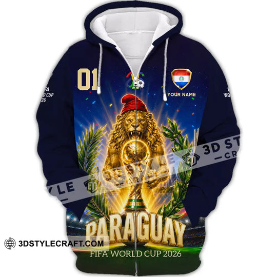 Unisex Shirt - Custom Paraguay World Cup 2026 Shirt style option 3