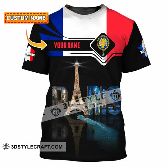 Unisex Shirt - Custom Paris 3D Shirt style option 1