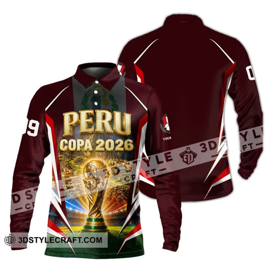 Unisex Shirt - Custom Peru Copa 2026 Shirt style option 4