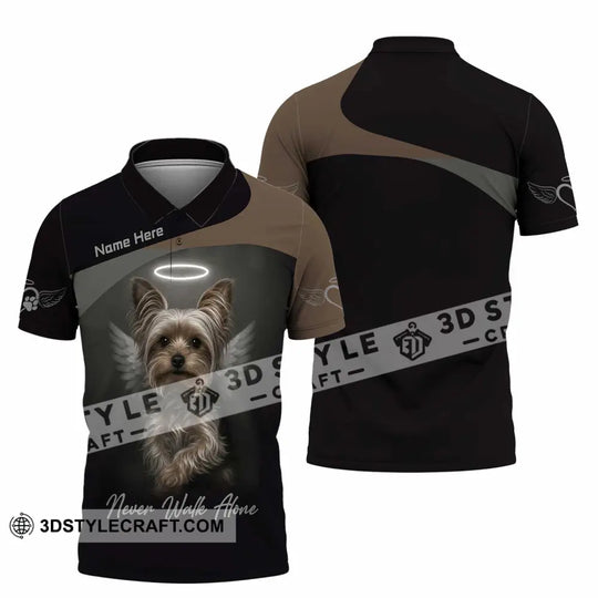 Unisex Shirt - Custom Pet Lover Never Walk Alone 3D Shirt style option 2