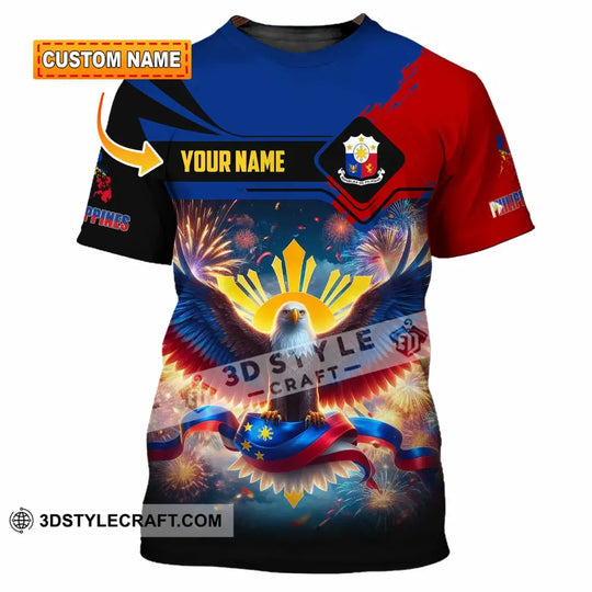Unisex Shirt - Custom Philippines 3D Shirt style option 1