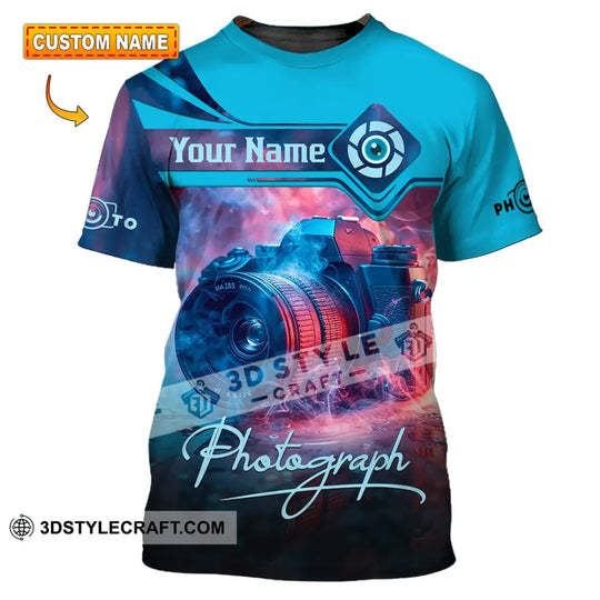 Unisex Shirt - Custom Photograph 3D Shirt style option 1