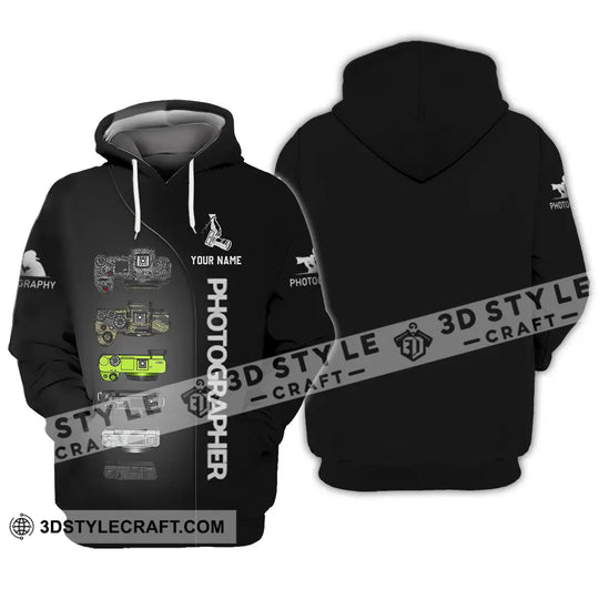 Unisex Shirt - Custom Photographer 3D Shirt style option 3