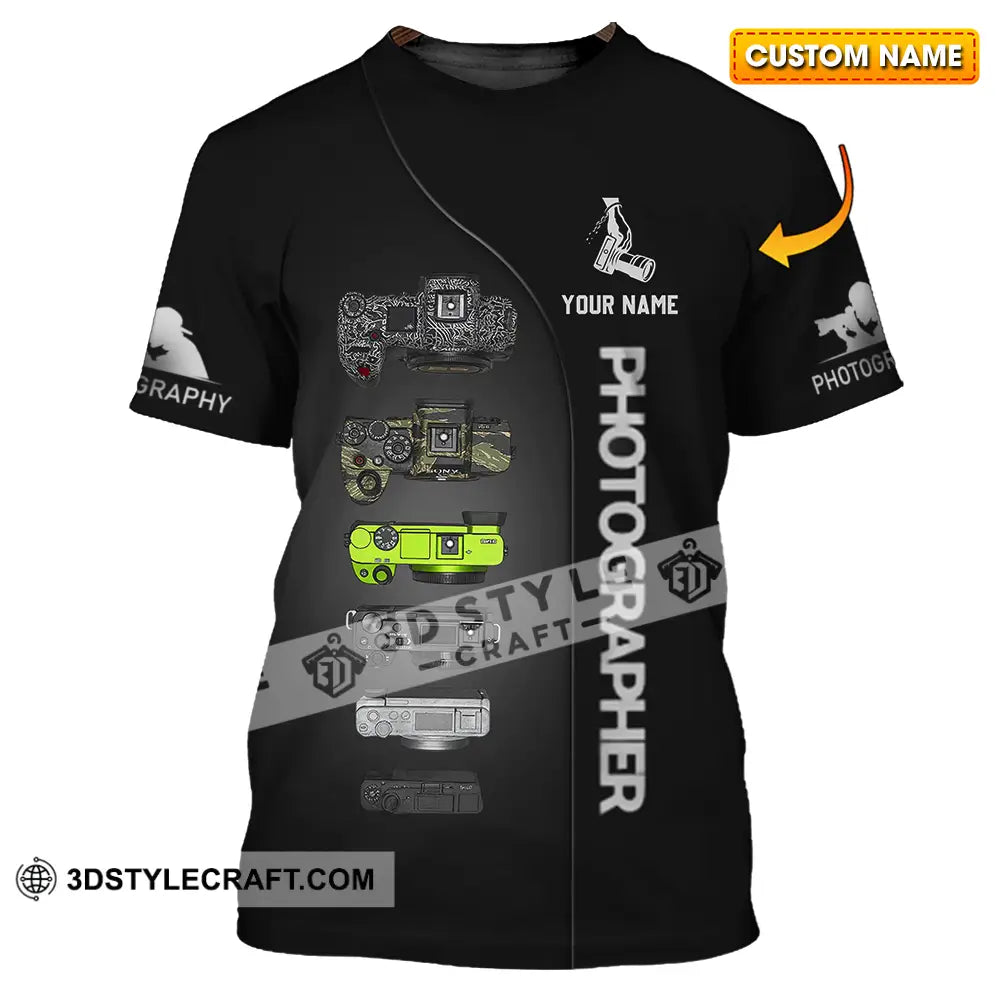 Unisex Shirt - Custom Photographer 3D Shirt T-shirt