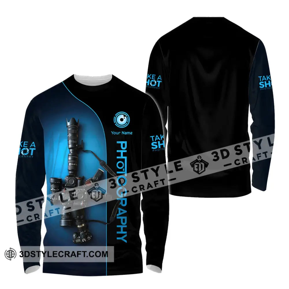 Unisex Shirt - Custom Photography Shirt - Long Sleeve Shirt / S - T-shirt
