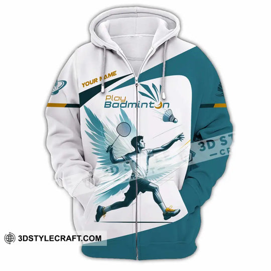 Unisex Shirt - Custom Play Badminton Shirt style option 3