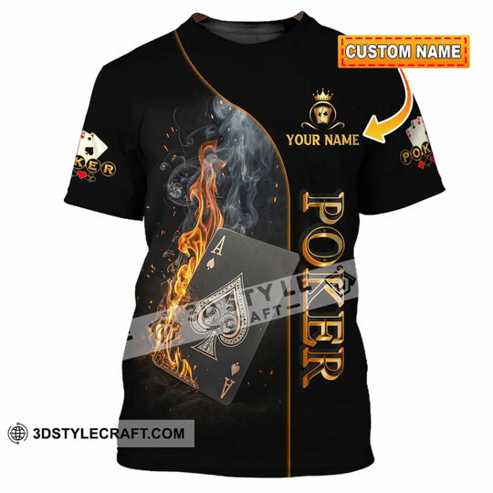 Unisex Shirt - Custom Poker 3D Shirt style option 1