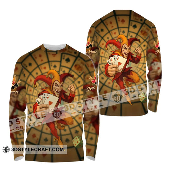 Unisex Shirt - Custom Poker Lover Shirt, Poker Player style option 3