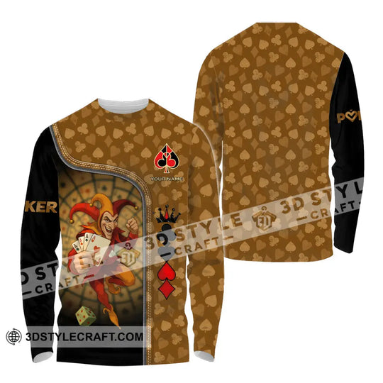 Unisex Shirt - Custom Poker Lover Shirt, Poker Player style option 4