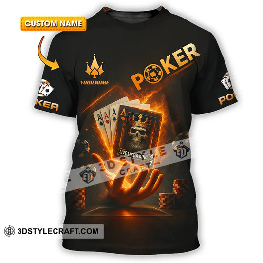 Unisex Shirt - Custom Poker Shirt style option 1
