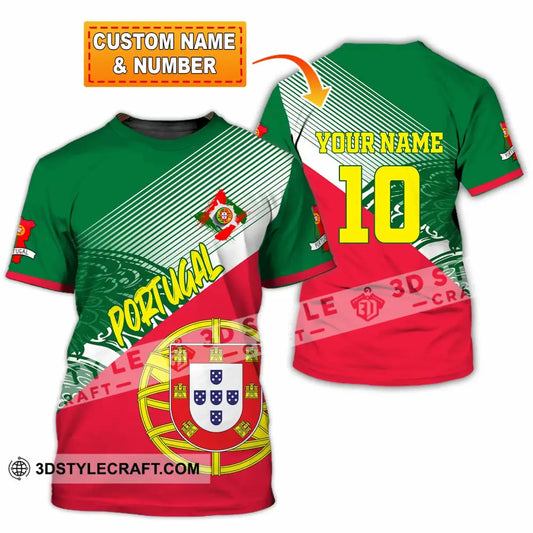 Unisex Shirt - Custom Portugal 3D Shirt T-shirt