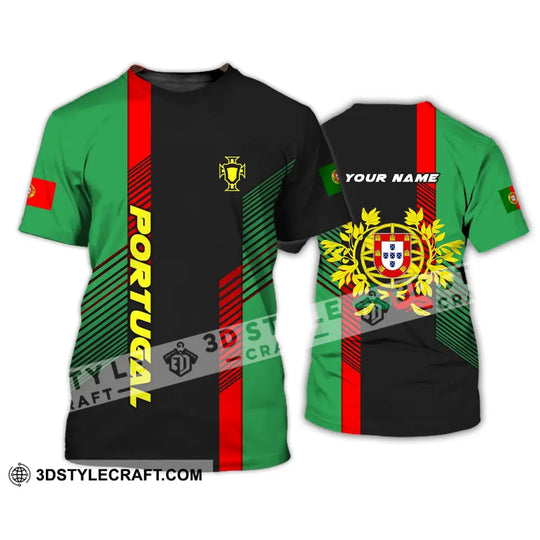 Unisex Shirt - Custom Portugal Name Shirt, Portugal Logo Shirt - Custom Name style option 3