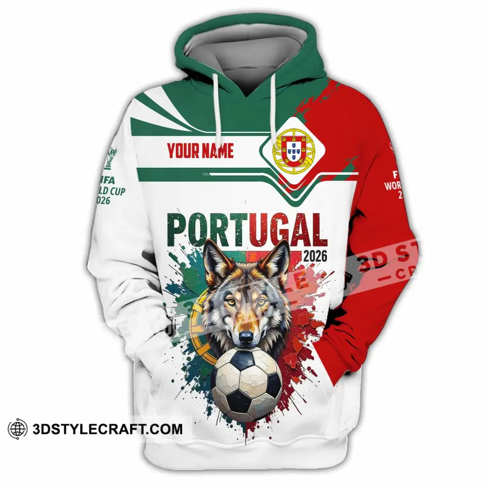 Unisex Shirt - Custom Portugal World Cup 2026 3D Shirt Hoodie / S T-shirt