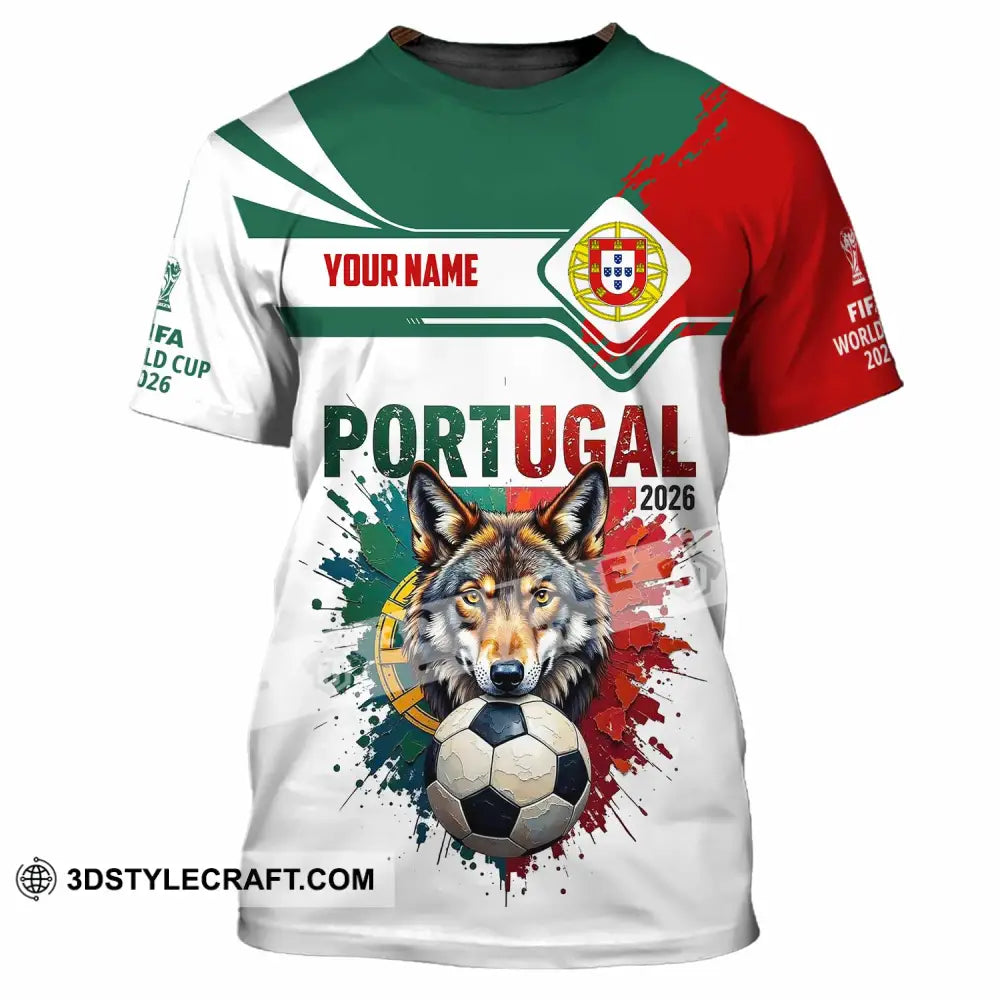 Unisex Shirt - Custom Portugal World Cup 2026 3D Shirt T-Shirt / S T-shirt