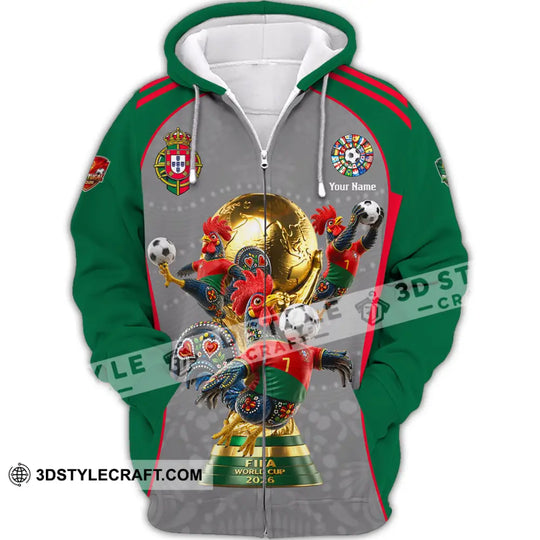 Unisex Shirt - Custom Portugal World Cup 2026 Shirt style option 3