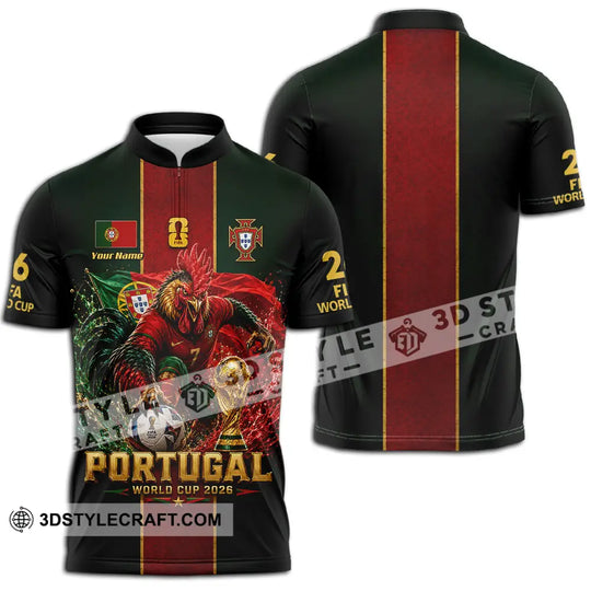Unisex Shirt - Custom Portugal World Cup 2026 Shirt style option 2