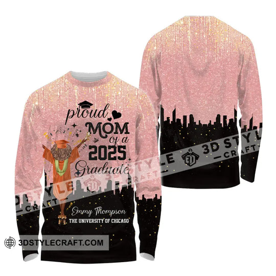 Unisex Shirt - Custom Shirt, Proud Mom Of A 2025 Graduate style option 4