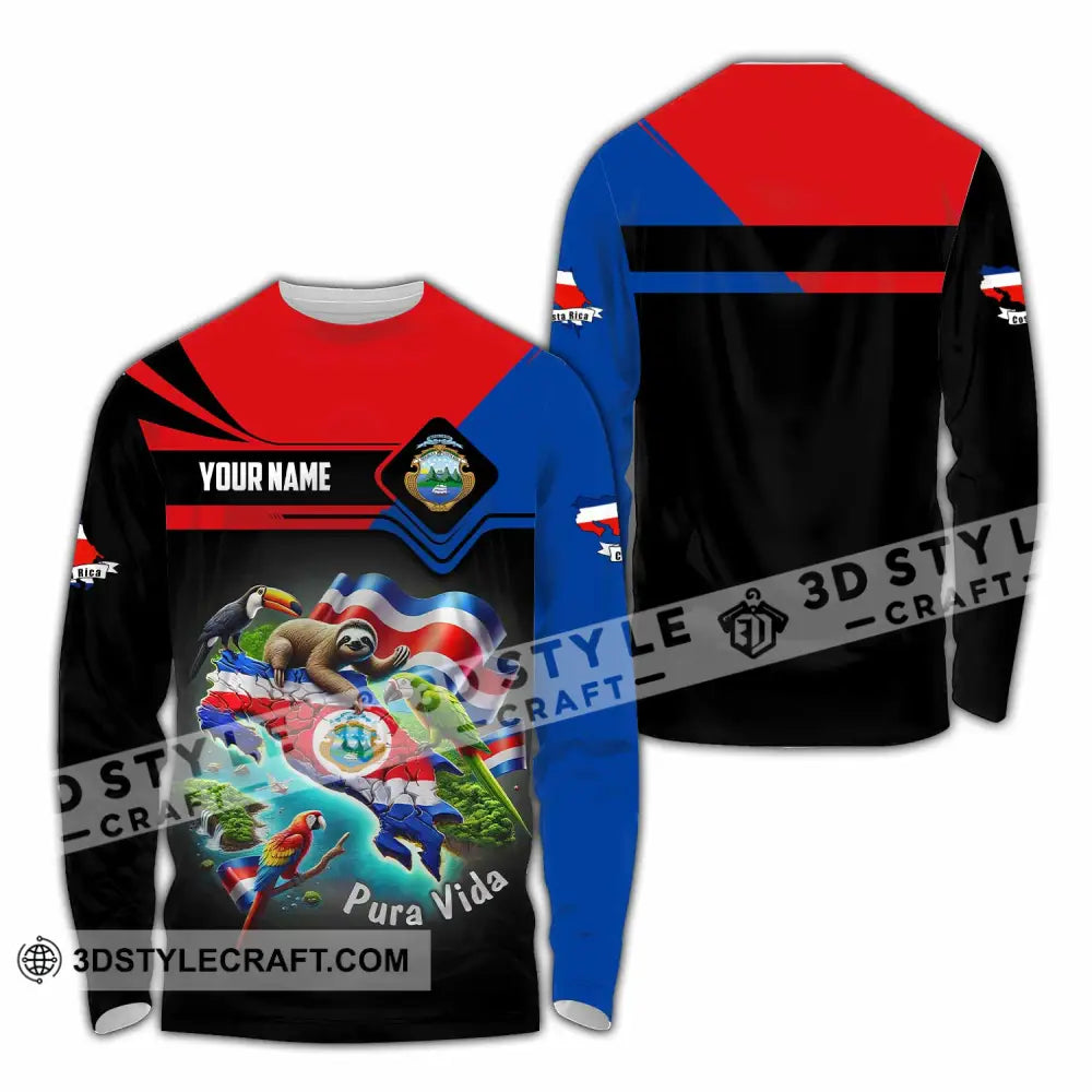 Unisex Shirt - Custom Pura Vida Shirt Long Sleeve Shirt / S T-shirt