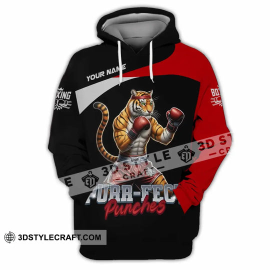 Unisex Shirt - Custom Purr-fect Punches Boxing 3D Shirt style option 3