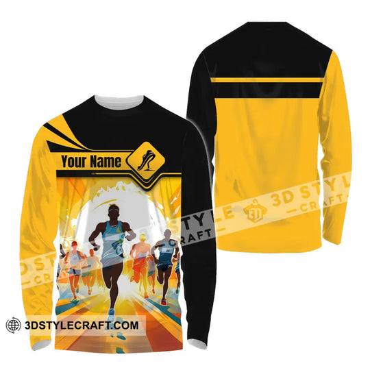 Unisex Shirt - Custom Ready To Run, Love Marathon Running Shirt style option 4
