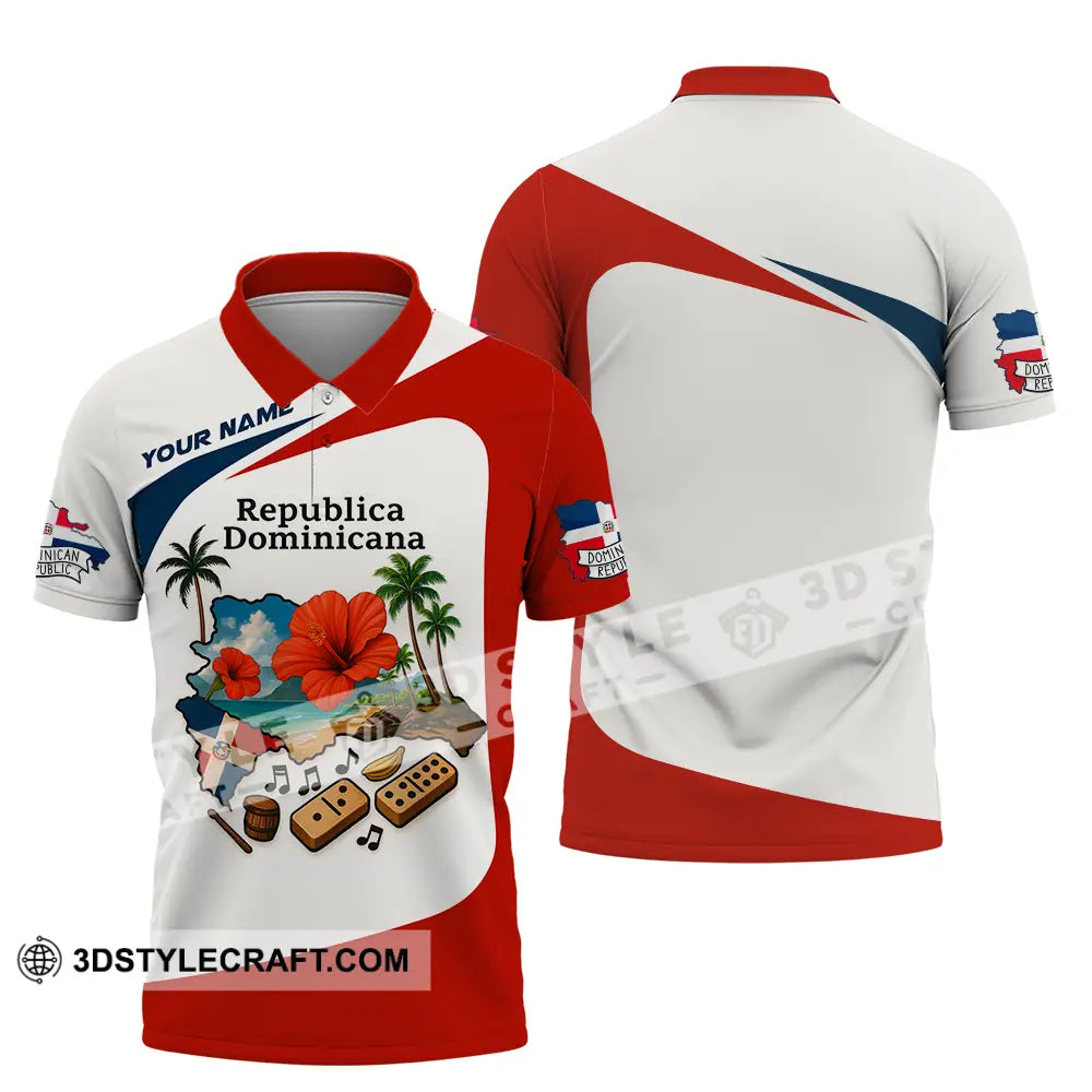 Unisex Shirt - Custom Republic Dominicana Shirt Polo Shirt / S T-shirt