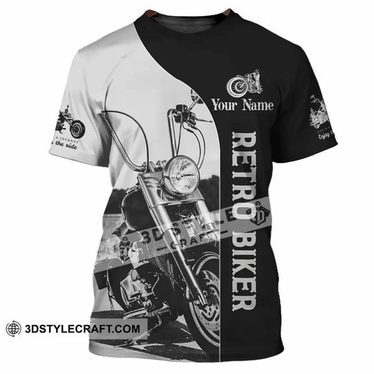 Unisex Shirt - Custom Retro Biker 3D Shirt style option 4