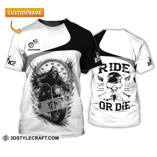 Unisex Shirt - Custom Ride Or Die, Rider Shirt style option 1