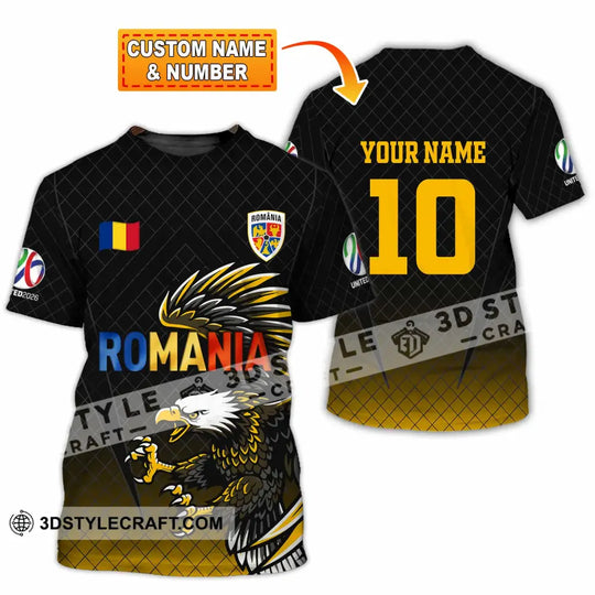 Unisex Shirt - Custom Romania 3D Shirt style option 1