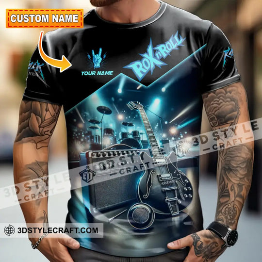 Unisex Shirt - Custom Rox N Roll 3D Shirt style option 2