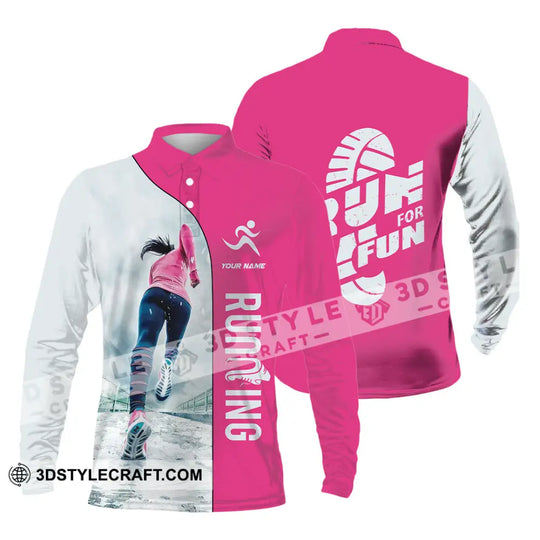 Unisex Shirt - Custom Run For Fun, Running Lover Sport Shirt style option 3