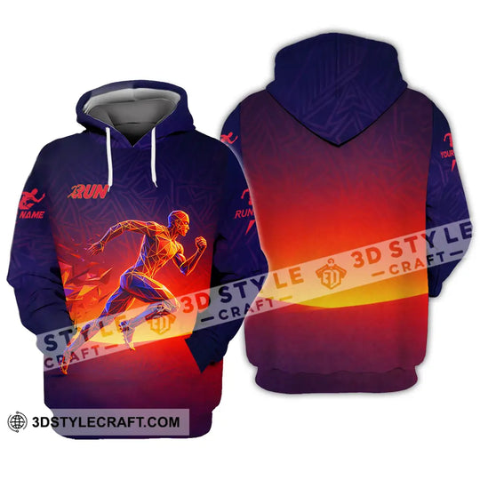 Unisex Shirt - Custom Running 3D Shirt style option 4