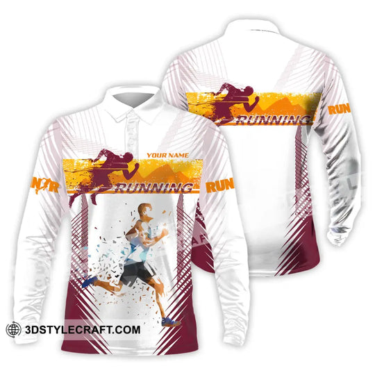 Unisex Shirt - Custom Running 3D Shirt style option 4