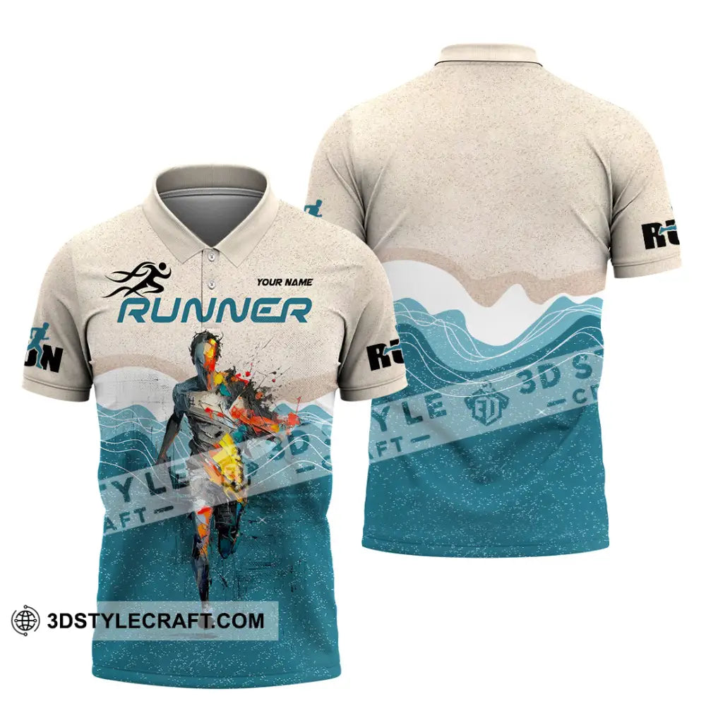 Unisex Shirt - Custom Running 3D Shirt - Polo Shirt / S - T-shirt