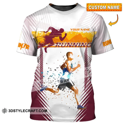 Unisex Shirt - Custom Running 3D Shirt style option 1