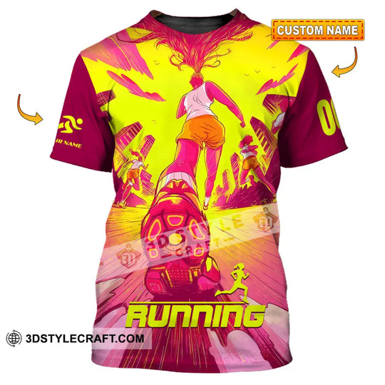 Unisex Shirt - Custom Running 3D Shirt style option 1