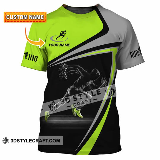 Unisex Shirt - Custom Running 3D Shirt style option 2